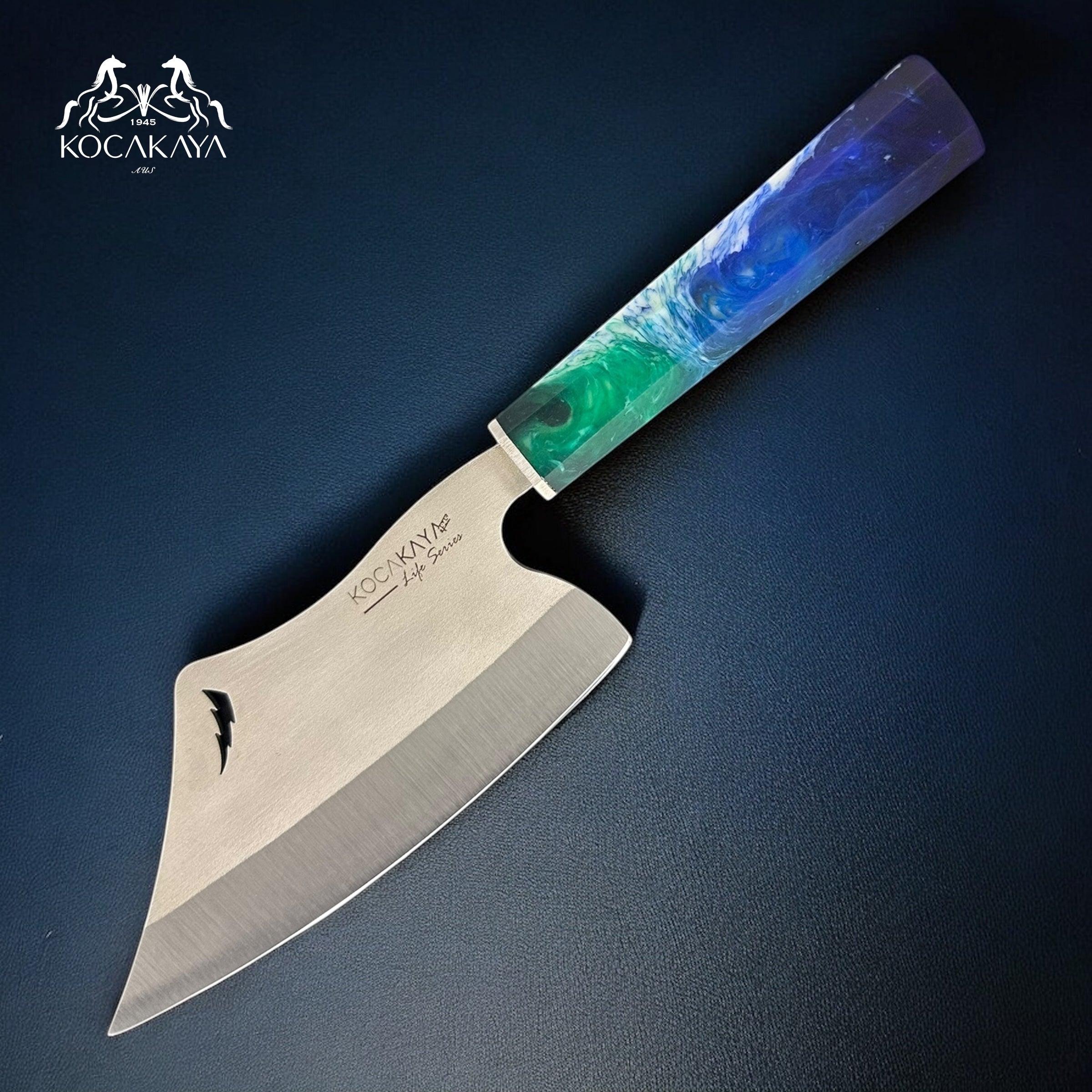 Outdoor Knife  Life Series Blue– Japanese Butchery Knife