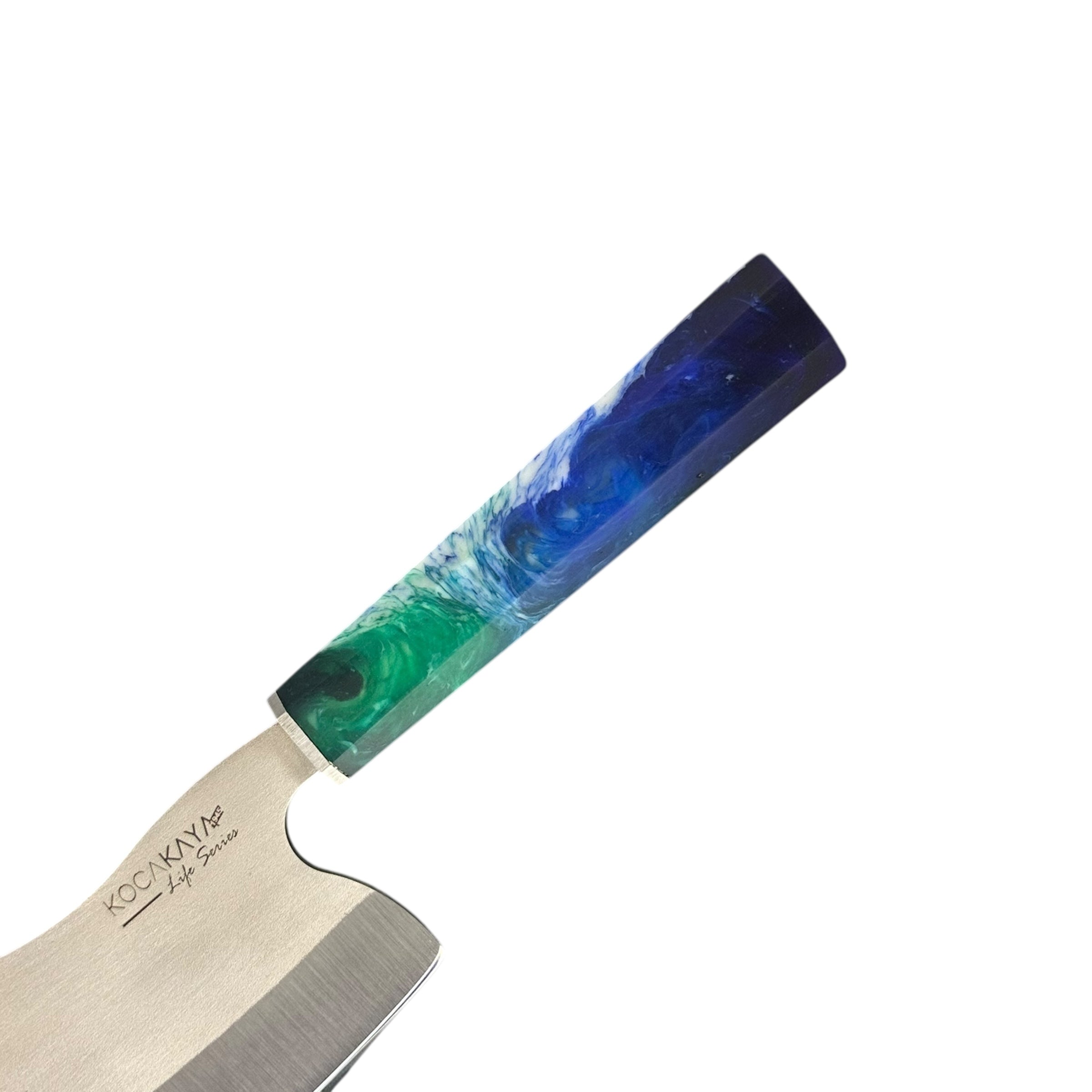 Outdoor Knife  Life Series Blue– Japanese Butchery Knife