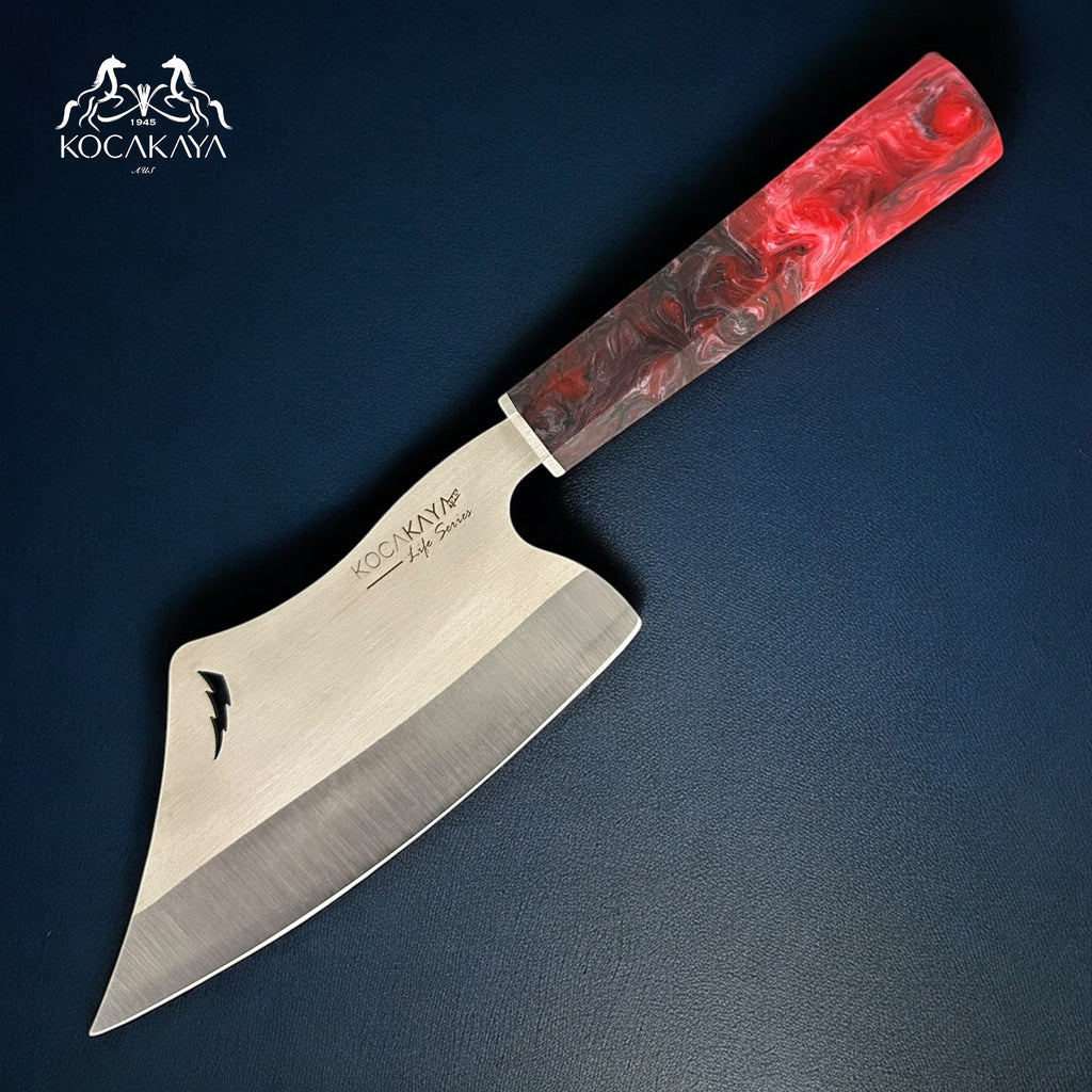 Outdoor Butchery Knife Life Series Red– Japanese Butchery Knife