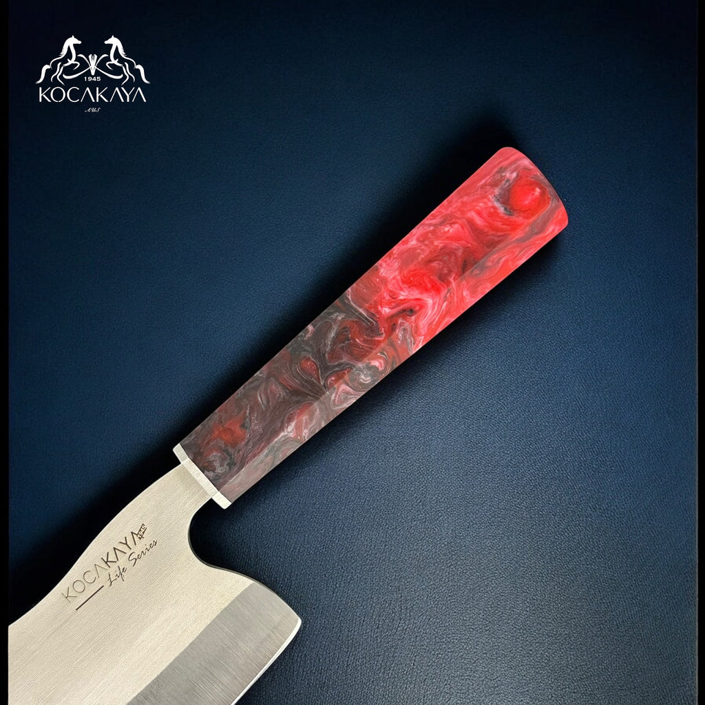 Outdoor Butchery Knife Life Series Red– Japanese Butchery Knife