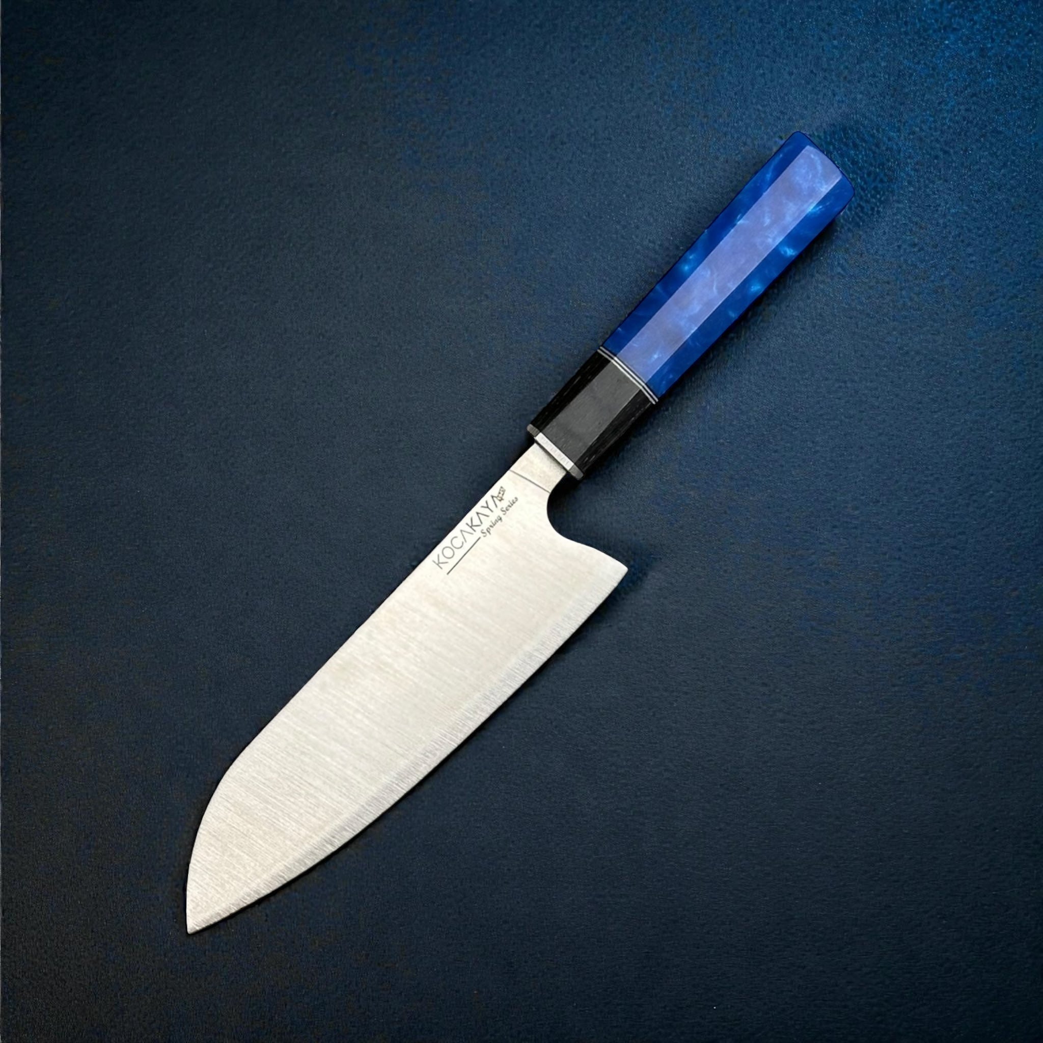 Santoku Spring Series Blue | Japanese Chef Knife