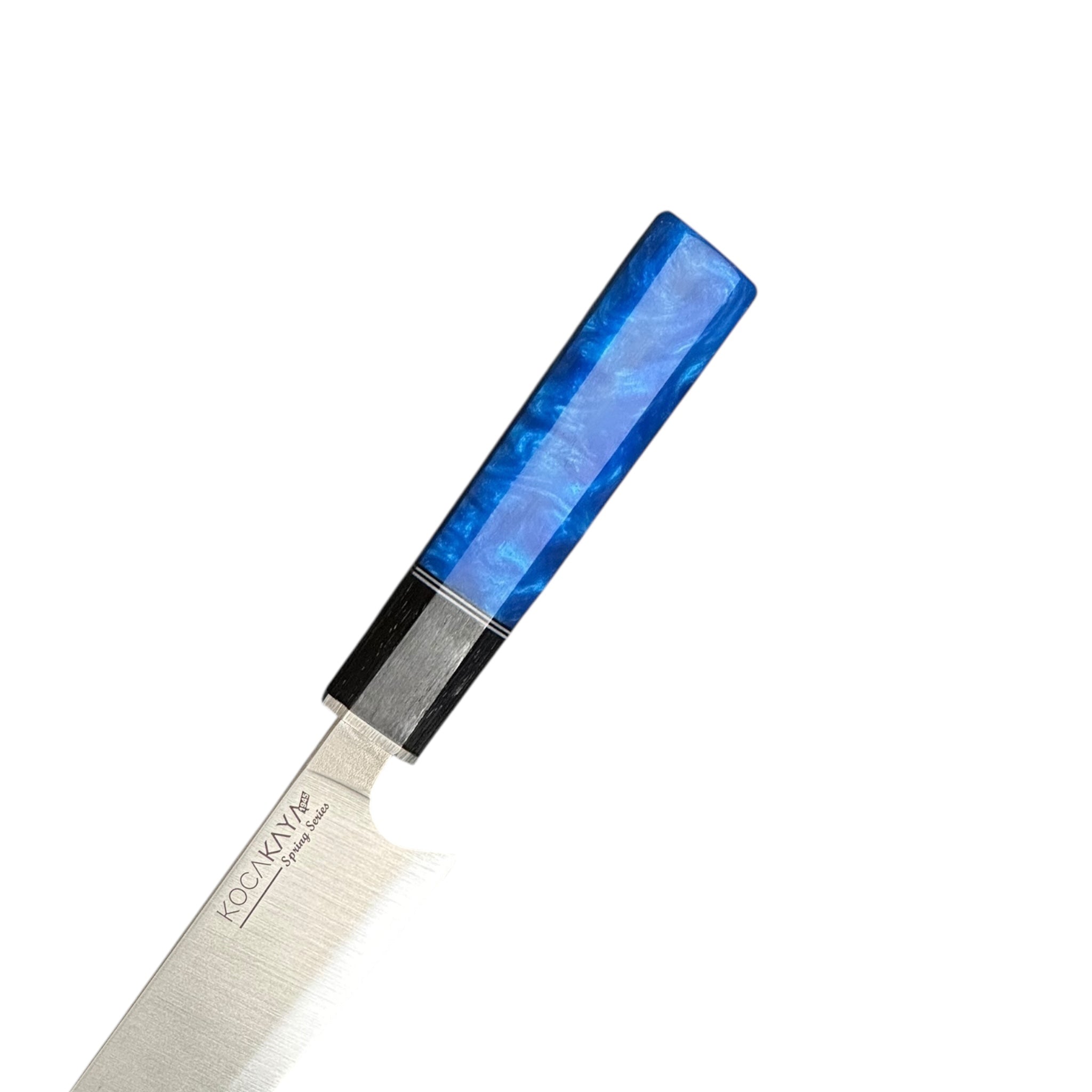Kiritsuke Small Spring Series Blue | Japanese Chef and Slicer Knife