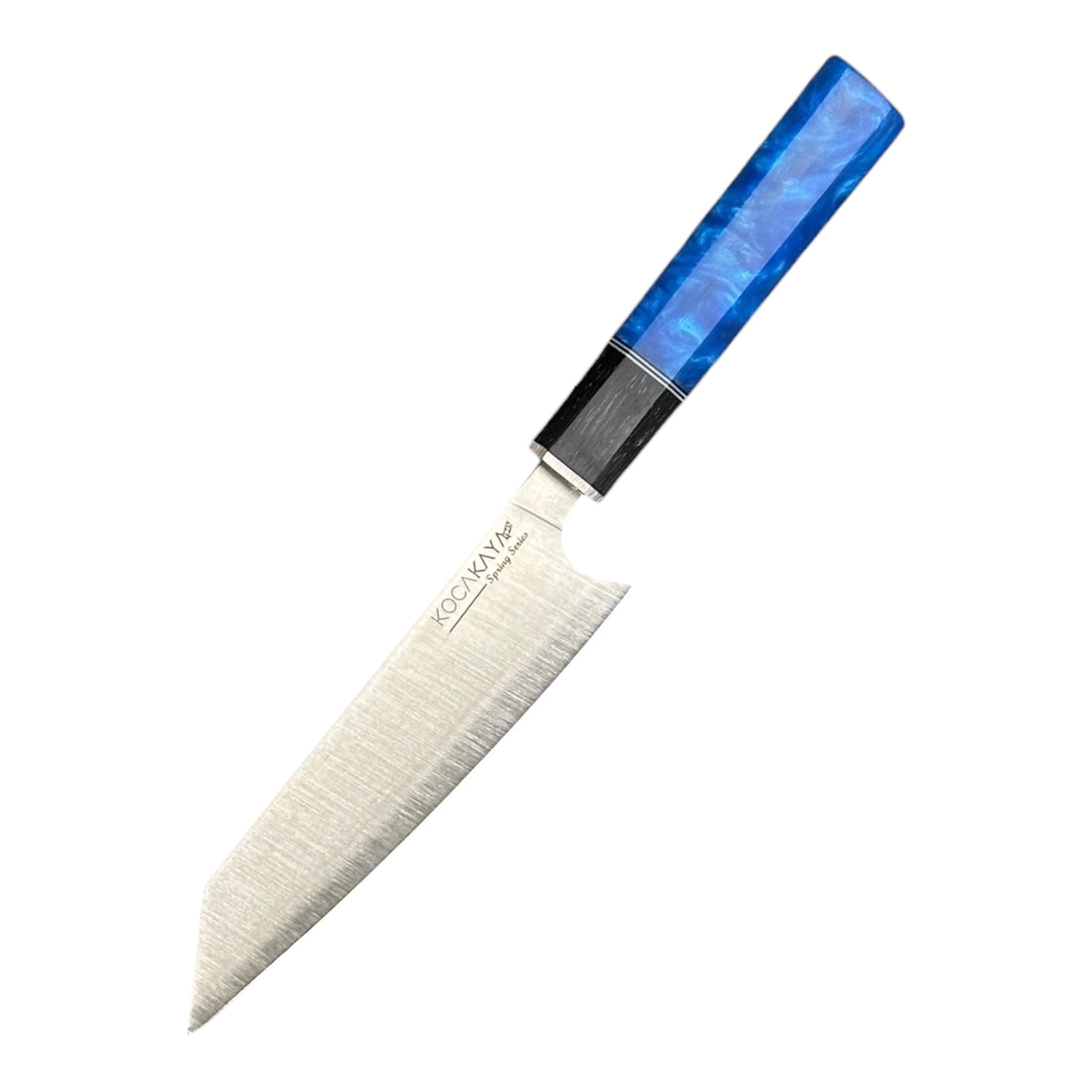 Kiritsuke Small Spring Series Blue | Japanese Chef and Slicer Knife