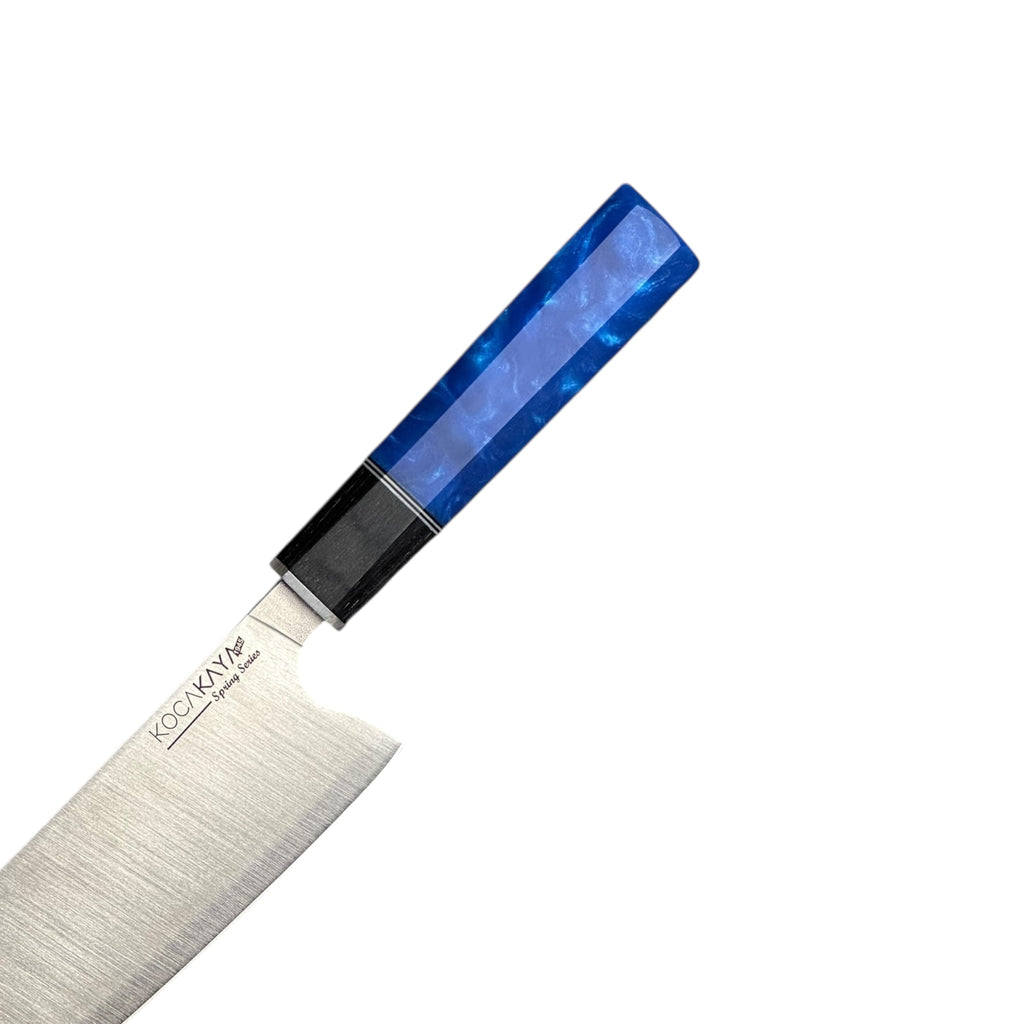 Santoku Spring Series Blue | Japanese Chef Knife